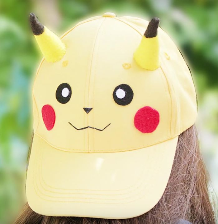 Pikachu design baseball cap