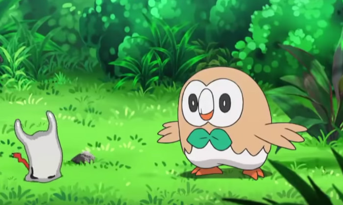 Rowlet happy anime screenshot