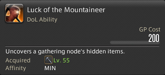 Luck of the Mountaineer / FFXIV