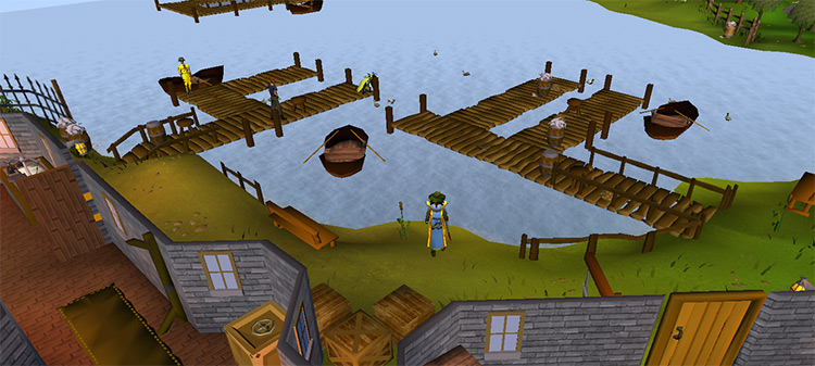 Gazing at the Fishing Guild / OSRS