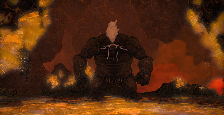 Trial Boss: Titan (Extreme) screenshot / FFXIV