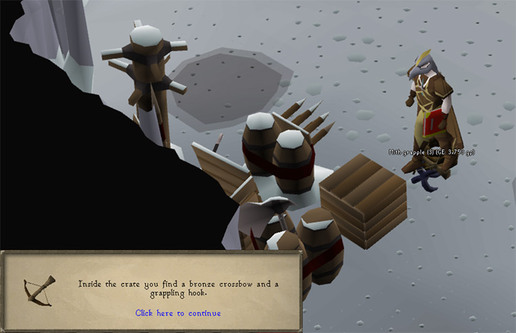 The Grapple Box in Armadyl GWD / OSRS