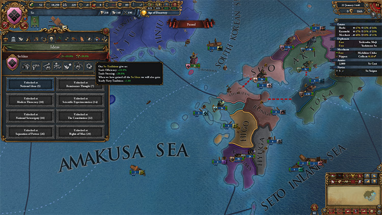 Top 10 Best Japanese Daimyo Nations in EU4   FandomSpot - 58