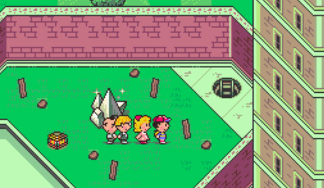 The Carrot Key is found in the chest in Magnet Hill / Earthbound