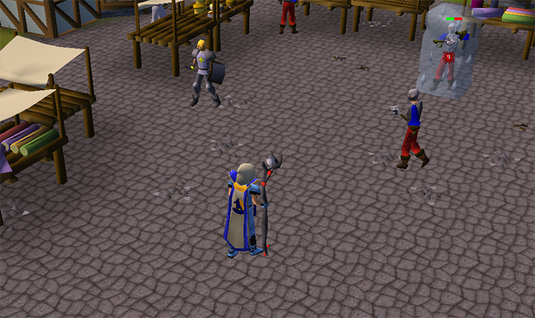 Guard frozen by Ice Barrage / OSRS