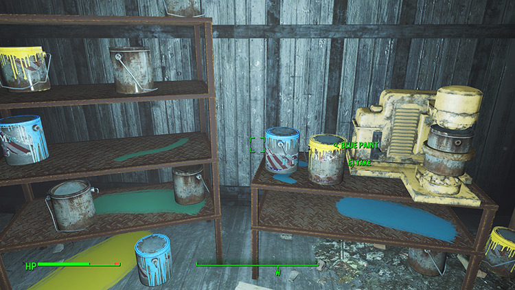 Collecting junk items that contain oil, in Hardware Town / Fallout 4
