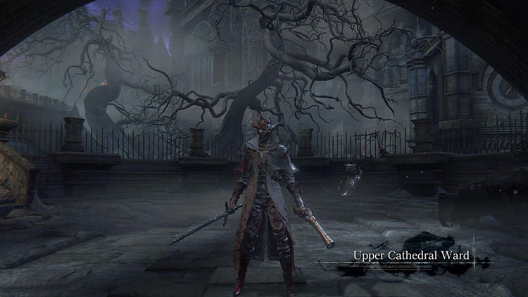 The entrance to Upper Cathedral Ward / Bloodborne