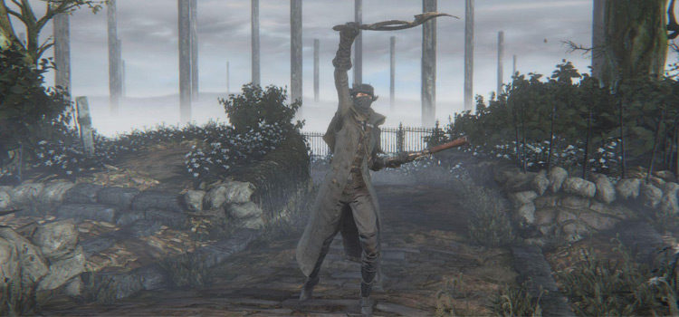Holding up the Blade of Mercy (Bloodborne)