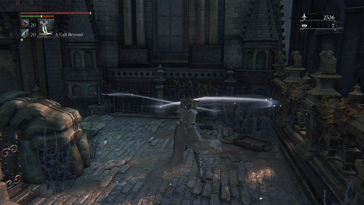 One of the Blade of Mercy’s post-movement counter attacks / Bloodborne
