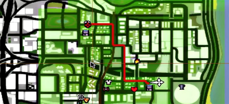 GPS / GTA: San Andreas Mod