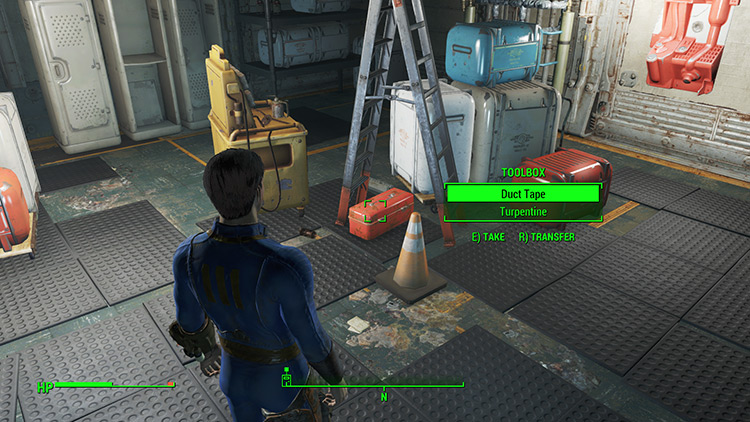 Duct tape, inside a toolbox, in Vault 114 / Fallout 4