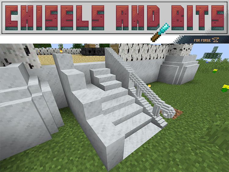 CREATE HUNDREDS OF DECORATIVE BLOCKS! Chisel Mod! Minecraft Mod