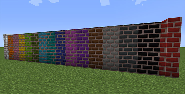 Colored Bricks / Minecraft Mod