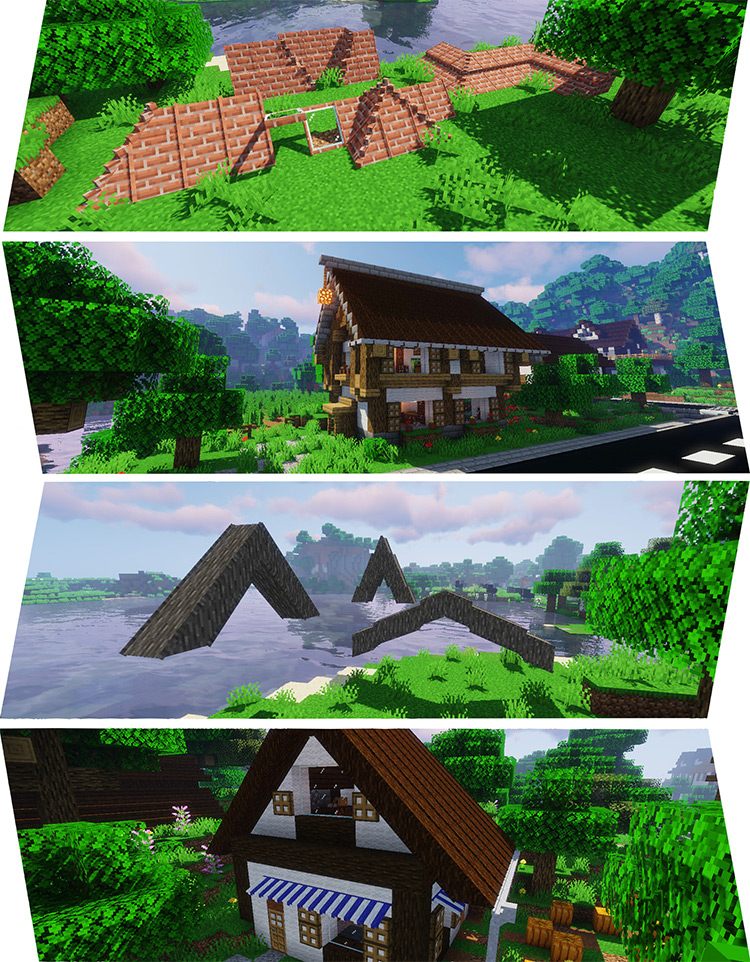 Macaw’s Roofs / Minecraft Mod