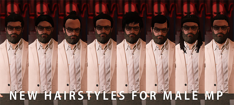 Rapper T-Shirt Pack For MP Male 