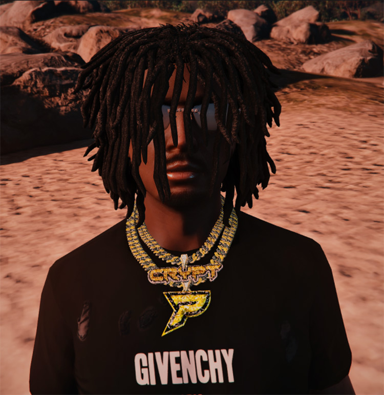 Chief Keef Dreads for MP Male / GTA V