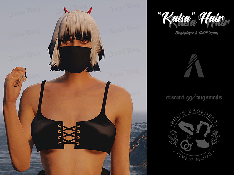 Kaisa Hair for MP Female / GTA V