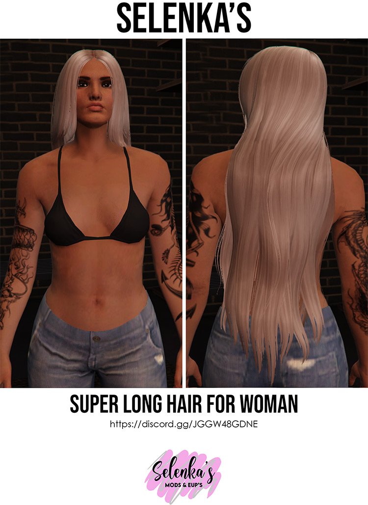 Super Long Hair for MP Female / GTA V