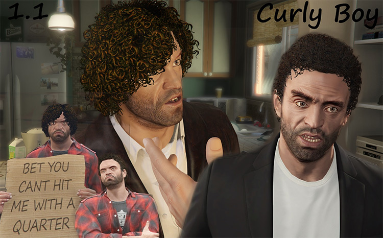 Da Curly Boi Hairstyle for Trevor / GTA V
