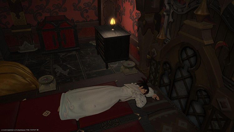 Being well-rested is important for any Warrior of Light / Final Fantasy XIV