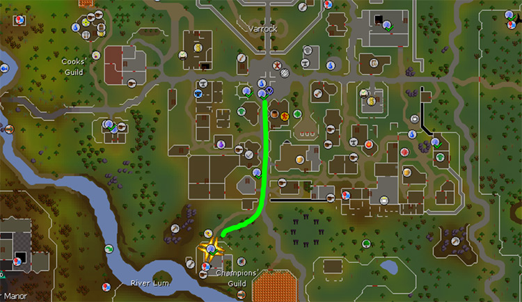 Champions’ Guild Location in Varrock / OSRS