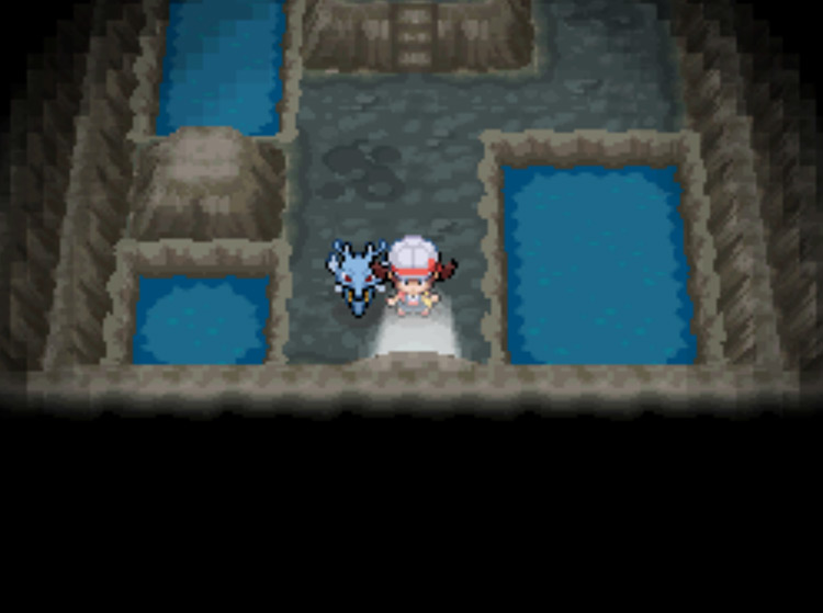 The first chamber of this section of the Whirl Islands / Pokémon HGSS