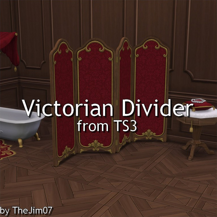 Victorian Divider from TS3 / Sims 4 CC