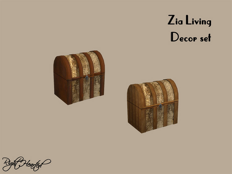 Zia World Map Chest / Sims 4 CC