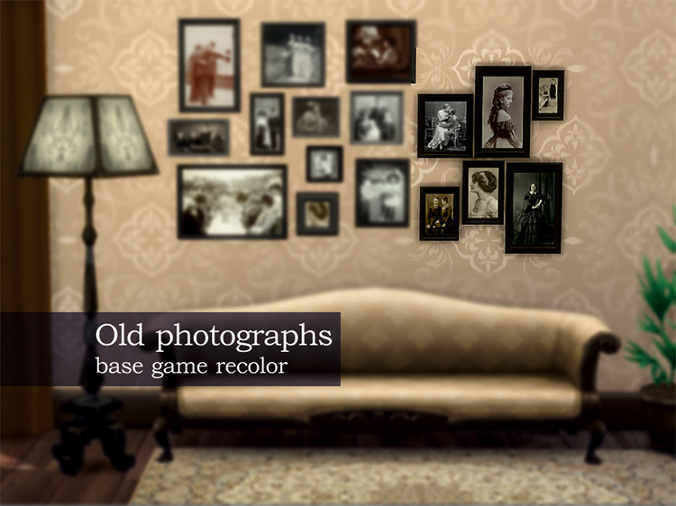 Old Photographs 1 / Sims 4 CC