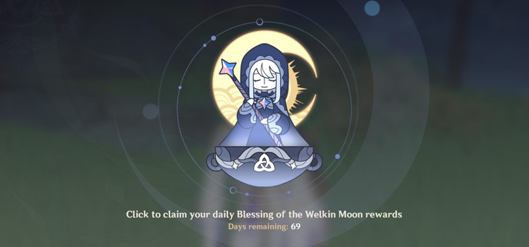 Genshin Impact Blessing of the Welkin Moon
