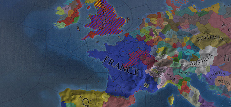 France and England Map (EU4)