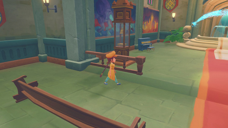Nora working in The Church of Light / My Time at Portia