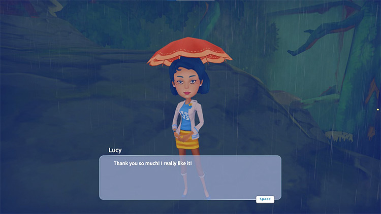 Lucy’s response to a Loved gift / My Time at Portia
