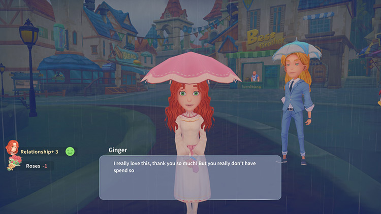 Ginger’s response to a Loved gift / My Time at Portia