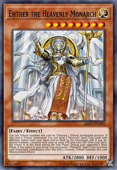 Ether the Heavenly Monarch Yu-Gi-Oh Card