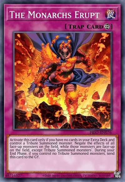 The Monarchs Erupt Yu-Gi-Oh Card