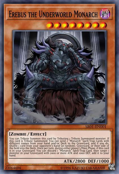 Erebus the Underworld Monarch YGO Card