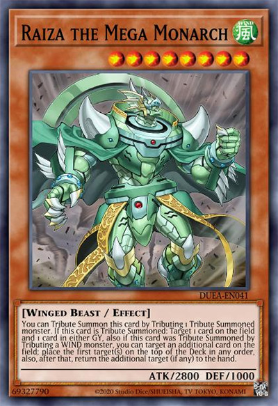 Raiza the Mega Monarch Yu-Gi-Oh Card