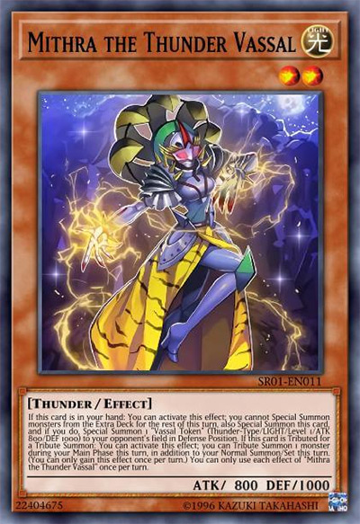 Mithra the Thunder Vassal Yu-Gi-Oh Card