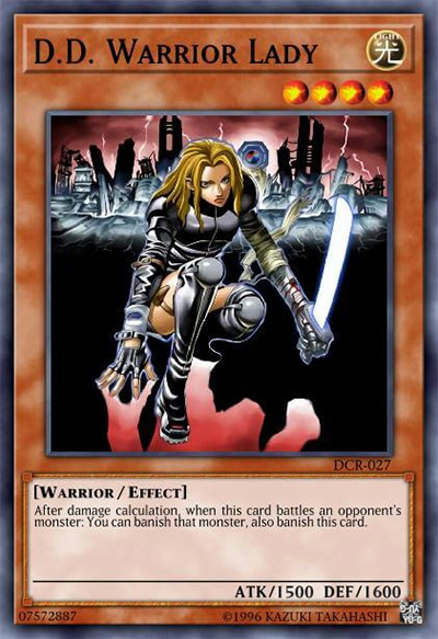 D.D. Warrior Lady Yu-Gi-Oh Card