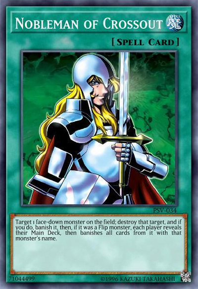Nobleman of Crossout YGO Card