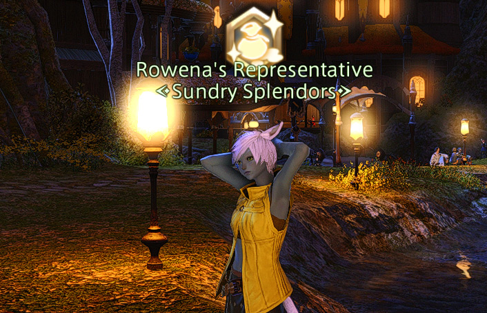 Rowena' Representative in Gridania / FFXIV