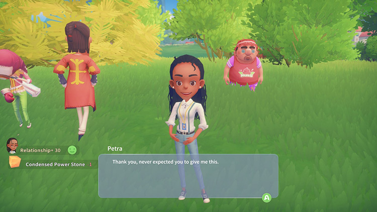 Petra’s response to a Loved gift on a holiday / My Time at Portia