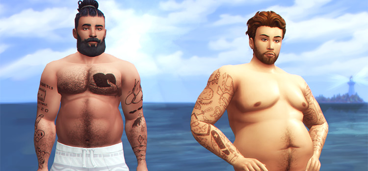 The Sims Resource - Plus Size Body Preset 01