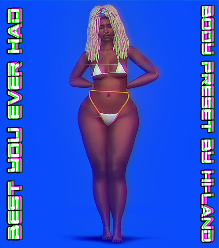 Best You Ever Had Body Preset / Sims 4