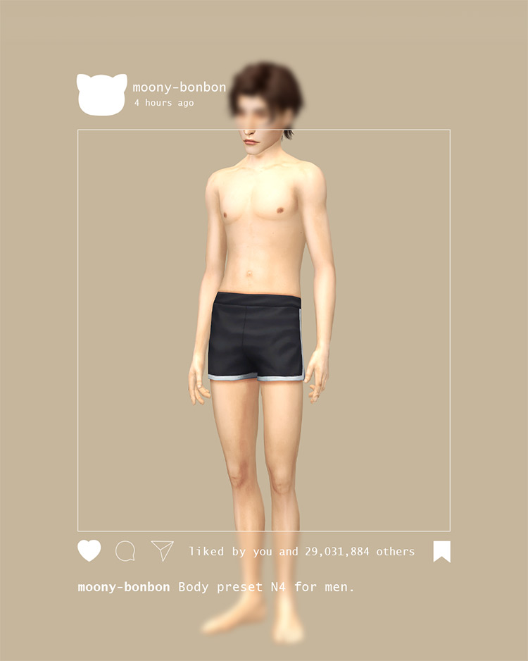 Body Preset N4 / Sims 4