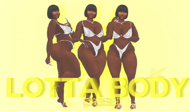 Lotta Body Preset / Sims 4