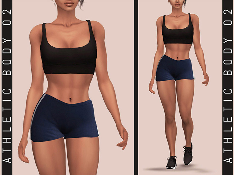 Athletic Body Preset 02 / Sims 4