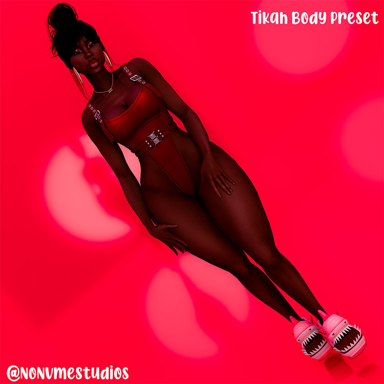 Tikah Body Preset / Sims 4