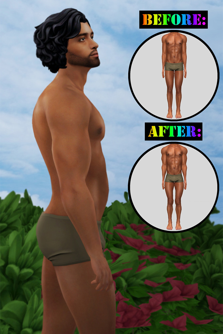 Dylan Body Preset / The Sims 4
